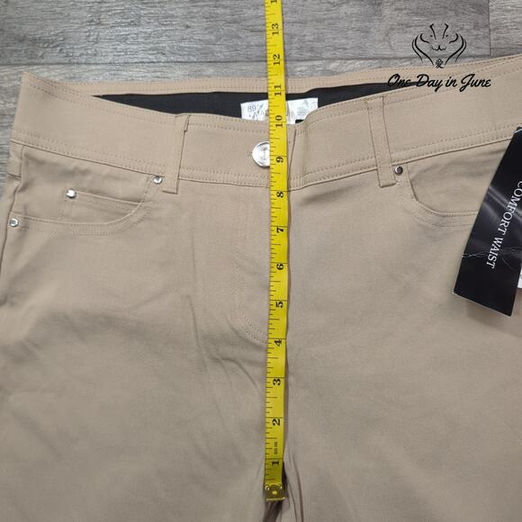 89th & Madison Comfort Waist Cropped Pants Size 6 - Picture 4 of 6